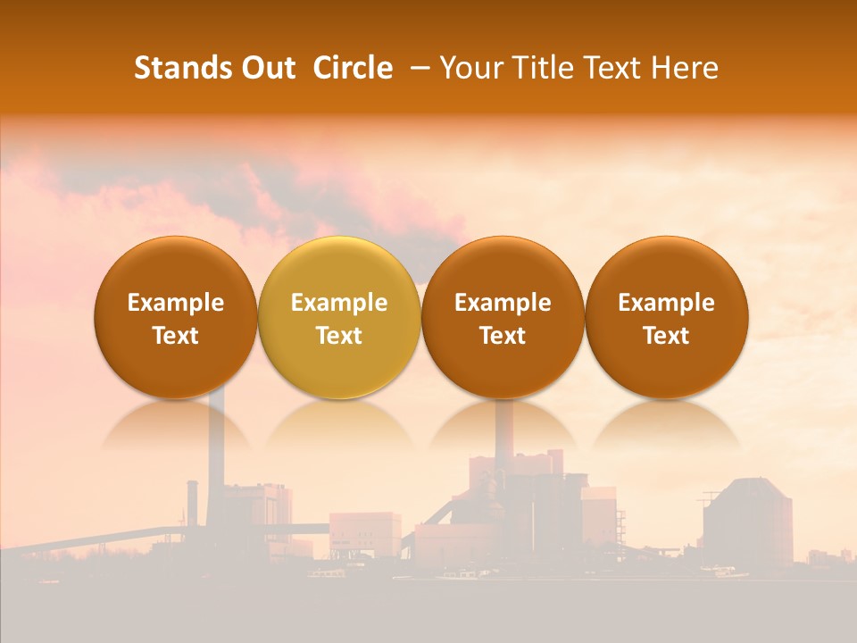 Structure Smog Petroleum PowerPoint Template