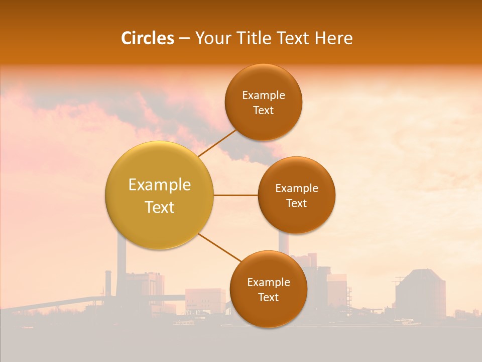 Structure Smog Petroleum PowerPoint Template