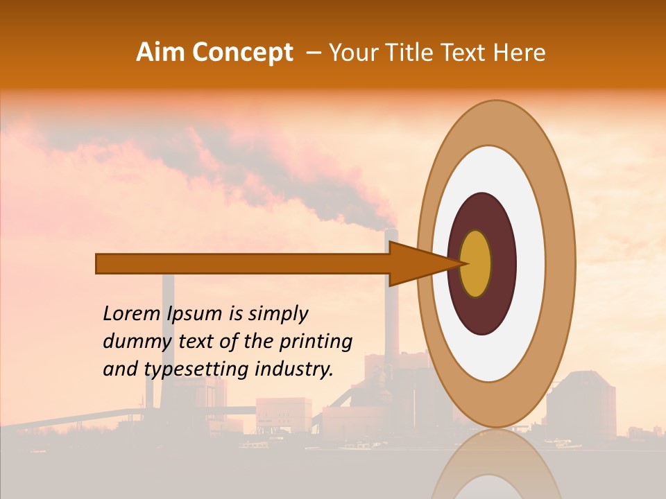 Structure Smog Petroleum PowerPoint Template