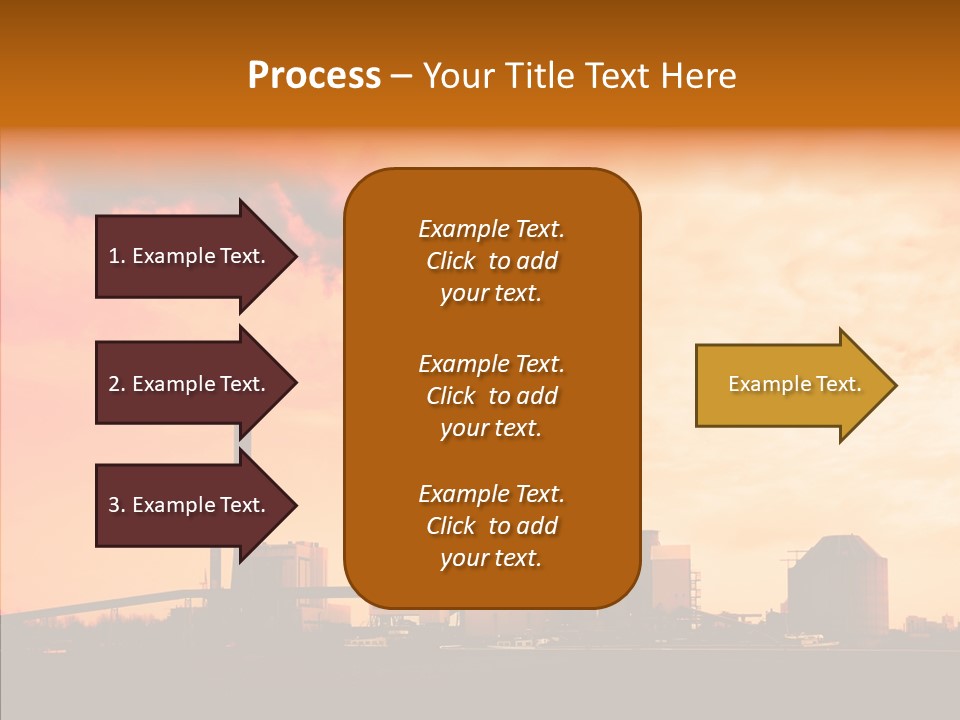 Structure Smog Petroleum PowerPoint Template