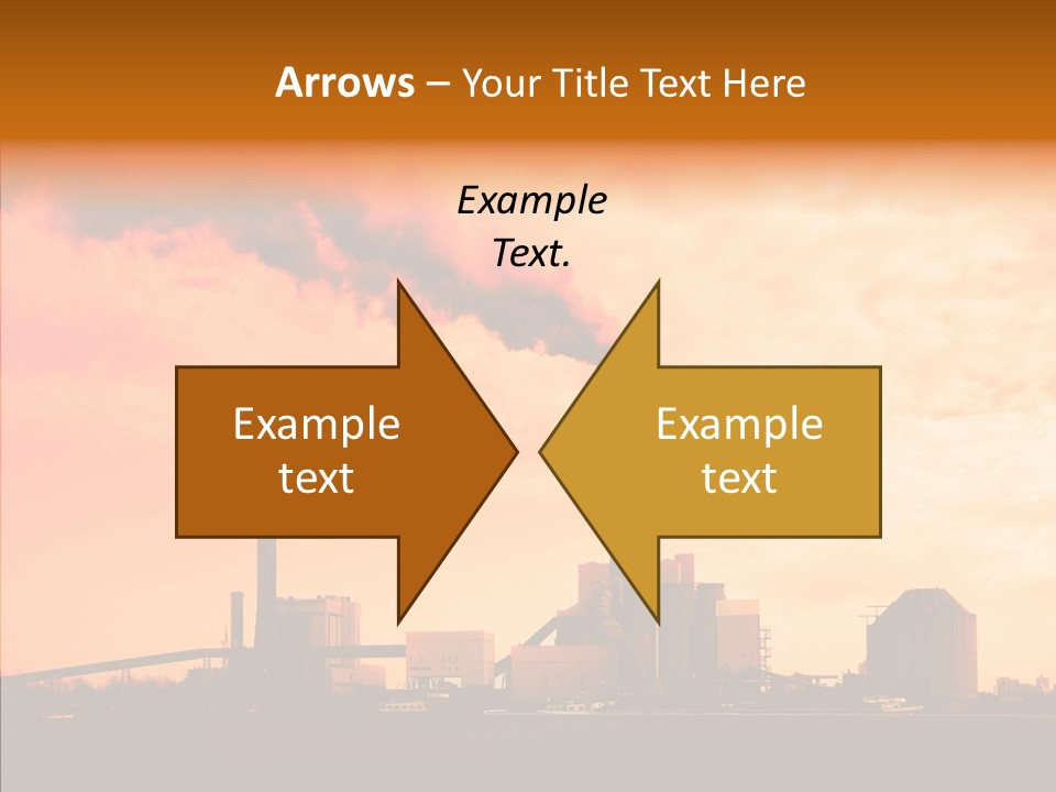 Structure Smog Petroleum PowerPoint Template