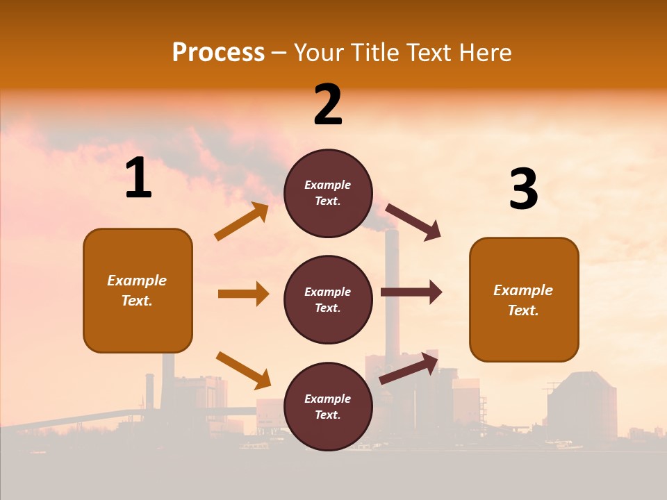 Structure Smog Petroleum PowerPoint Template