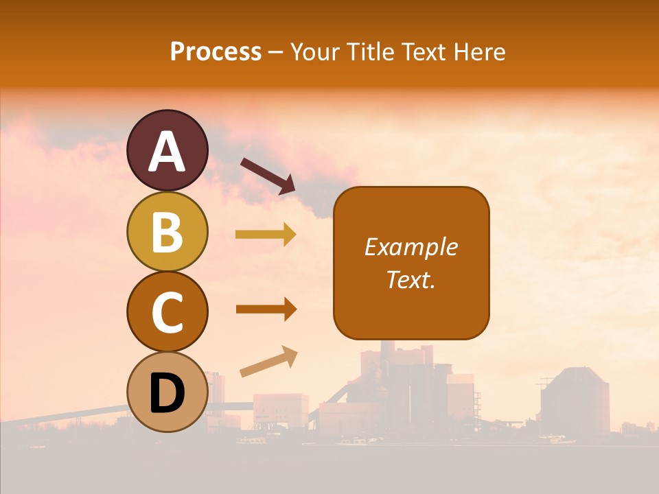 Structure Smog Petroleum PowerPoint Template