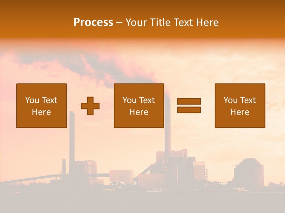 Structure Smog Petroleum PowerPoint Template