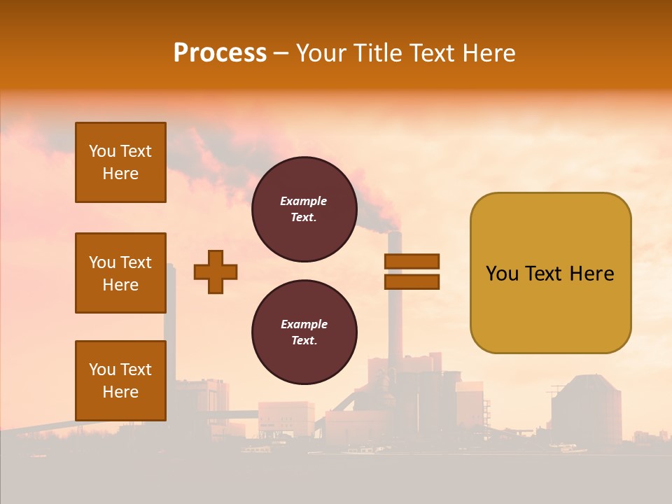 Structure Smog Petroleum PowerPoint Template