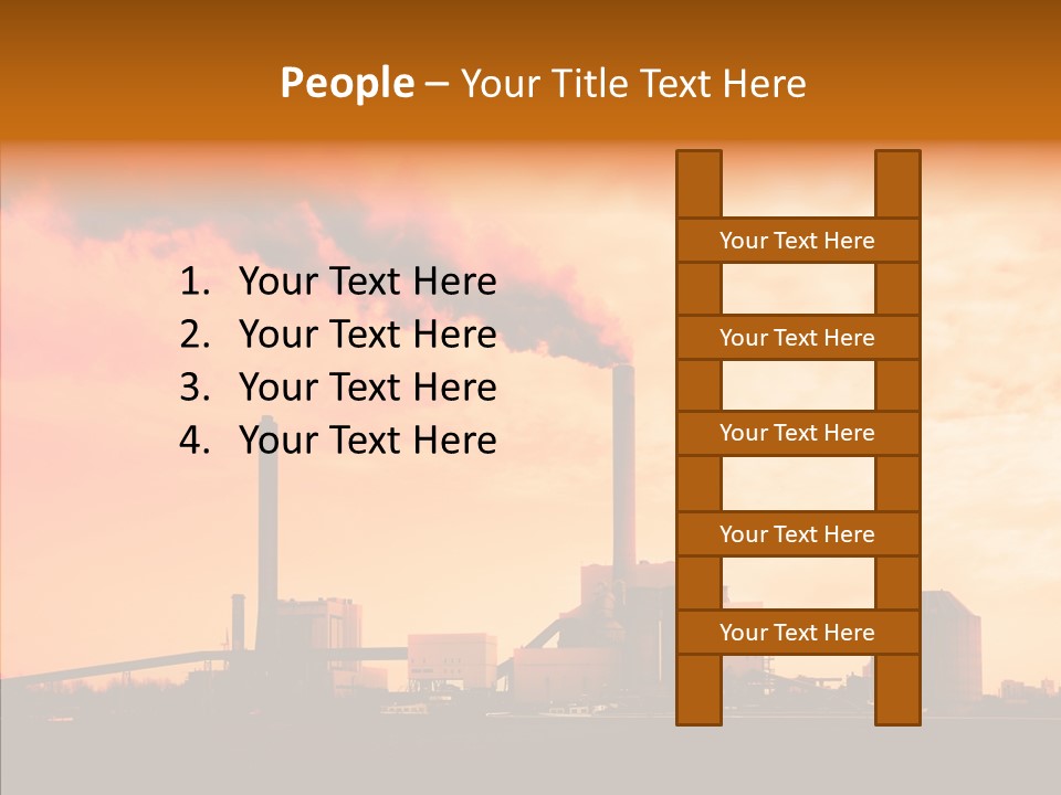 Structure Smog Petroleum PowerPoint Template
