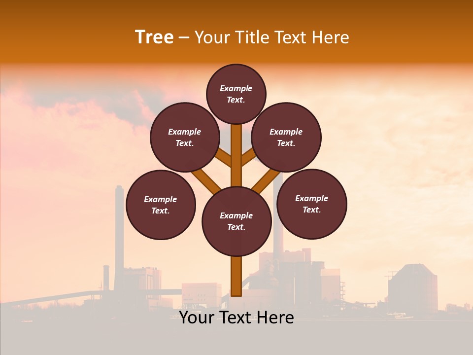 Structure Smog Petroleum PowerPoint Template