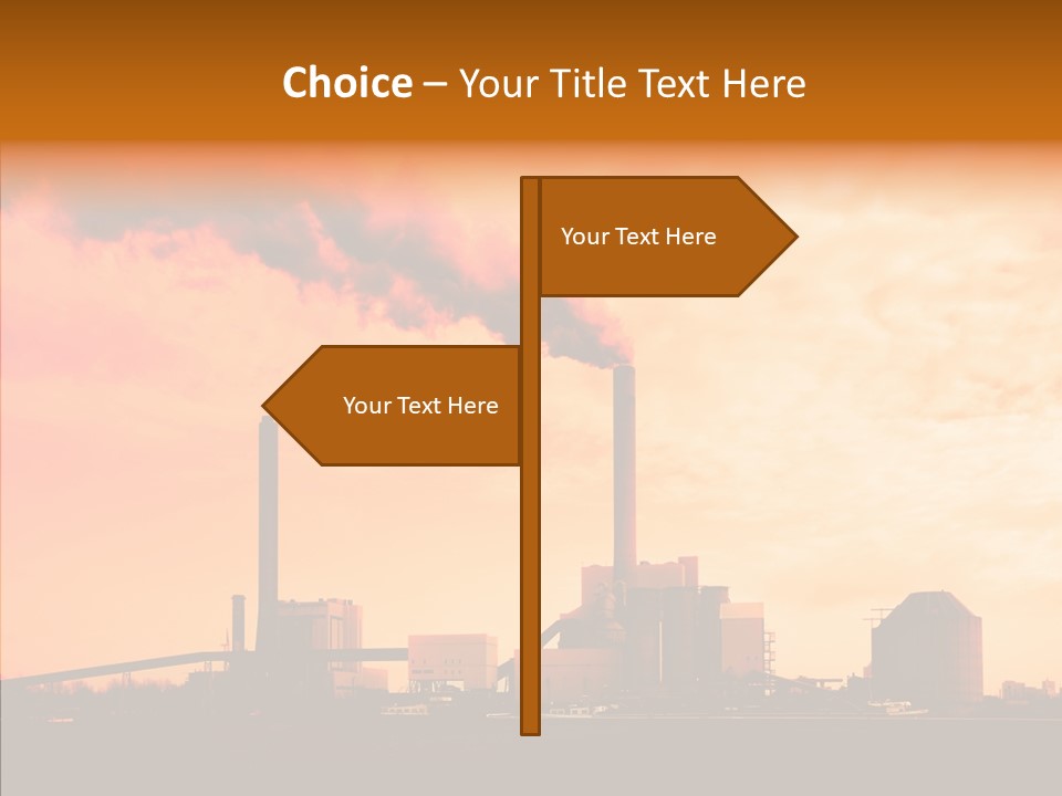 Structure Smog Petroleum PowerPoint Template