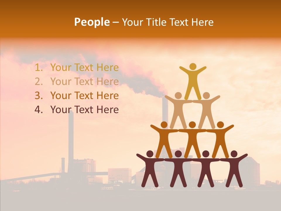 Structure Smog Petroleum PowerPoint Template