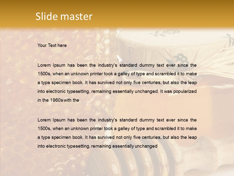 Flavor Health Product PowerPoint Template