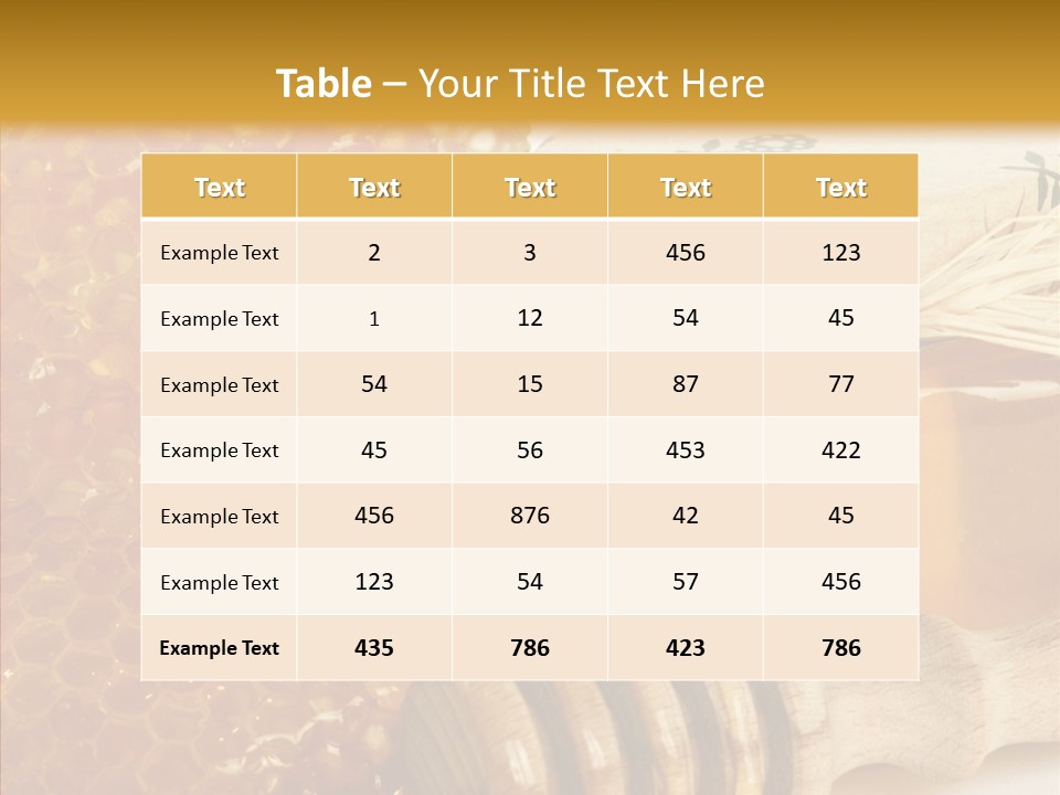 Flavor Health Product PowerPoint Template