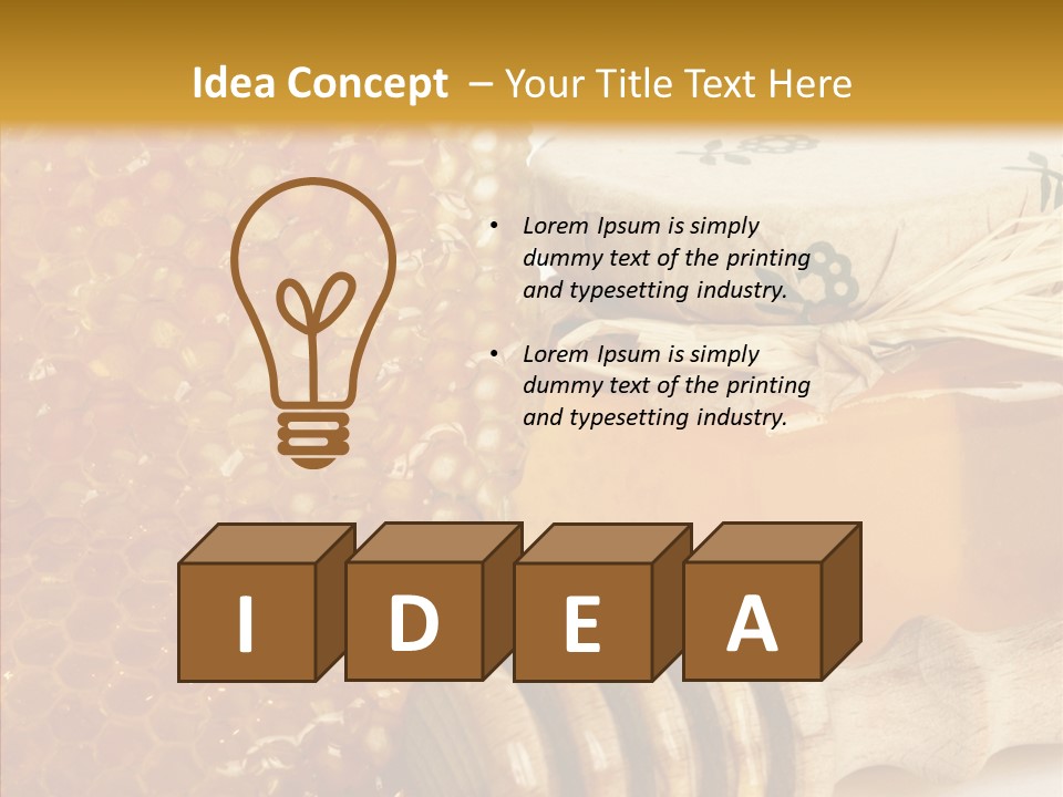 Flavor Health Product PowerPoint Template