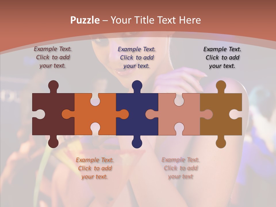 Night Down Vodka PowerPoint Template