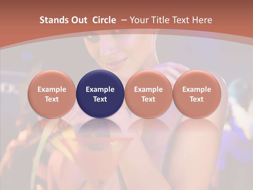 Night Down Vodka PowerPoint Template