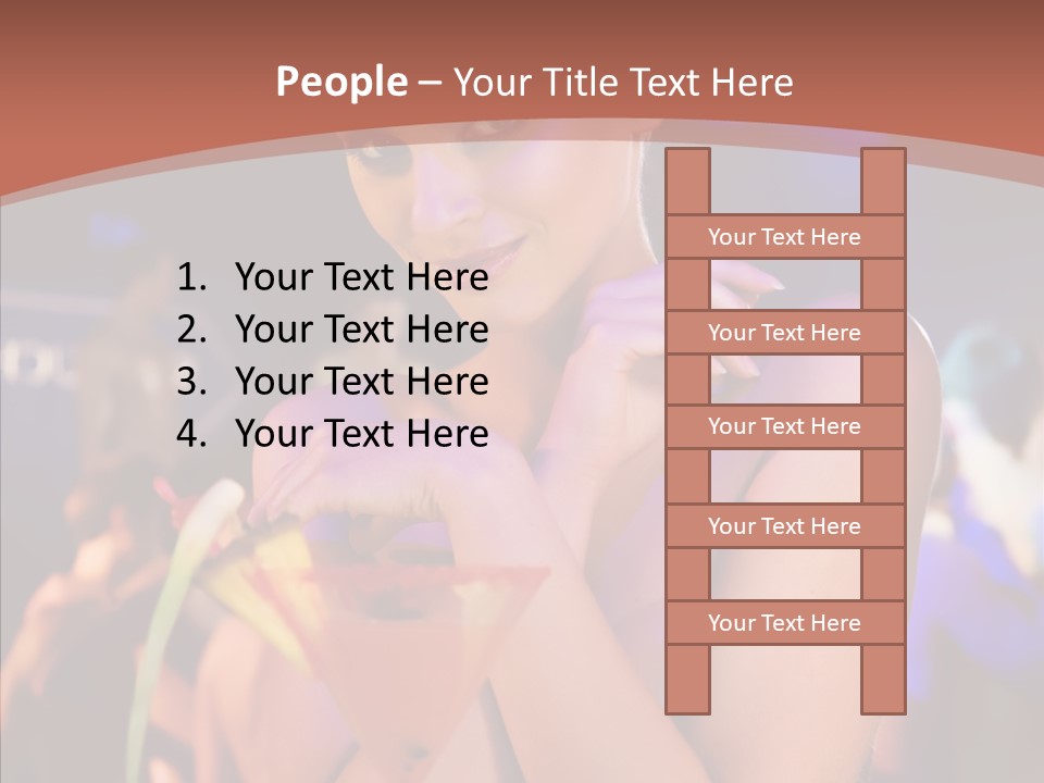 Night Down Vodka PowerPoint Template