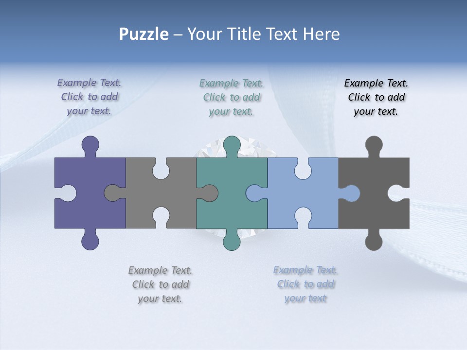 Caustic Background Clear PowerPoint Template