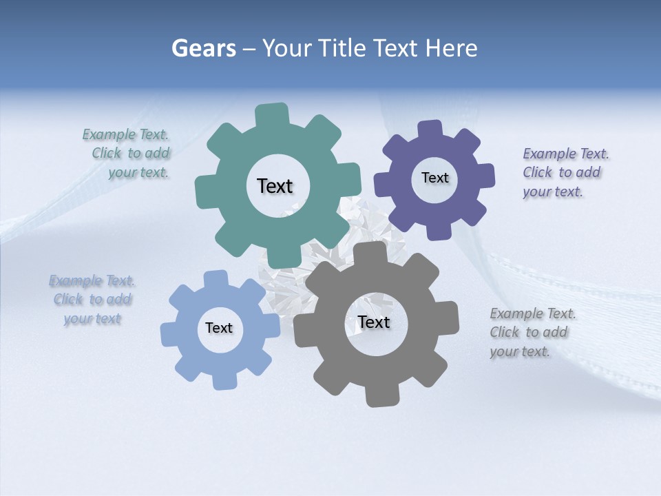 Caustic Background Clear PowerPoint Template