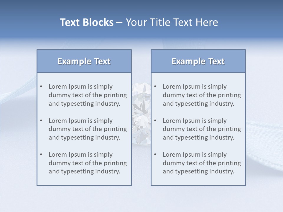 Caustic Background Clear PowerPoint Template