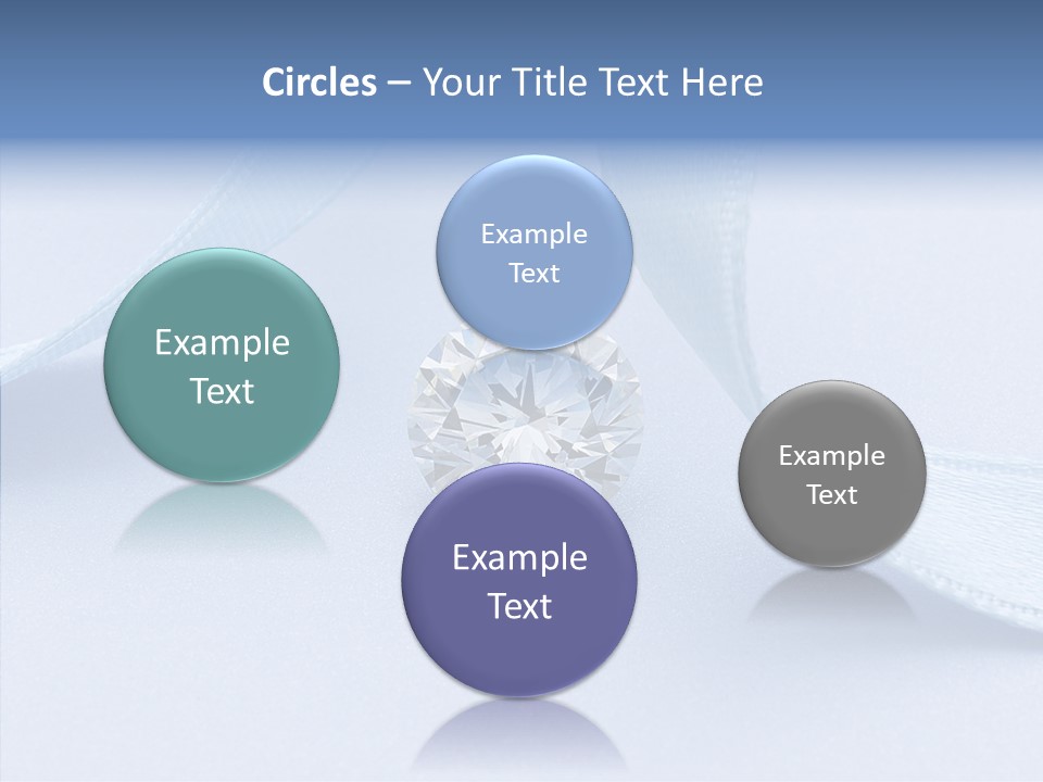 Caustic Background Clear PowerPoint Template