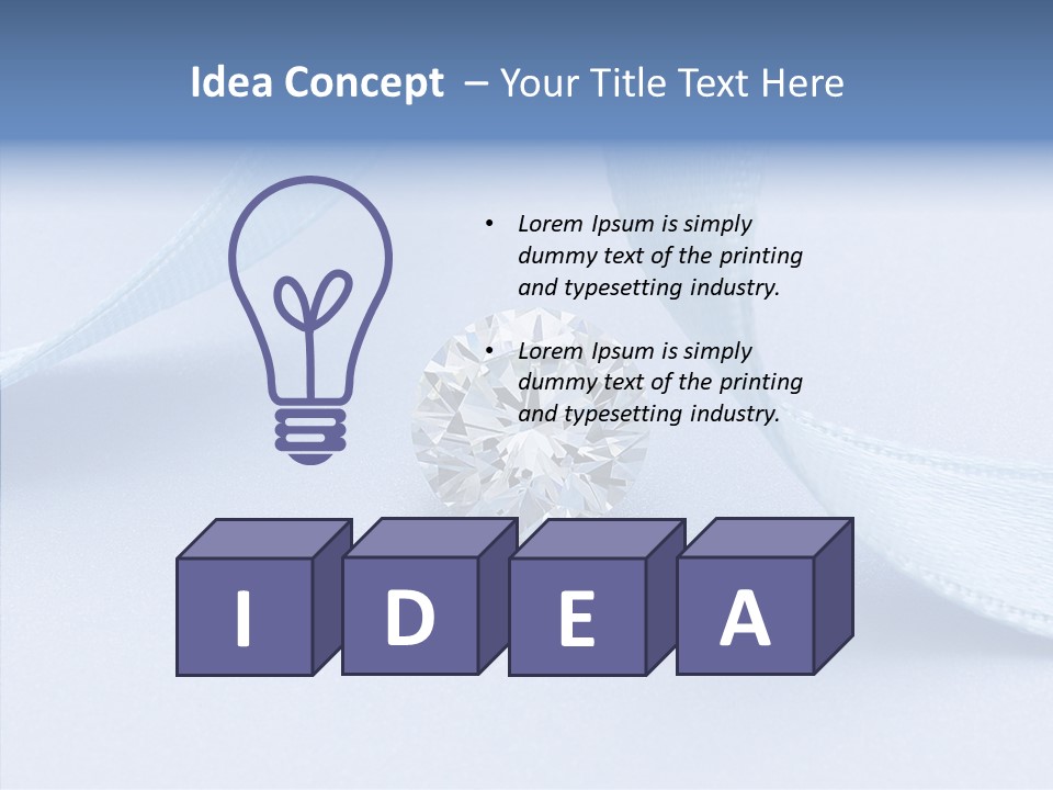 Caustic Background Clear PowerPoint Template