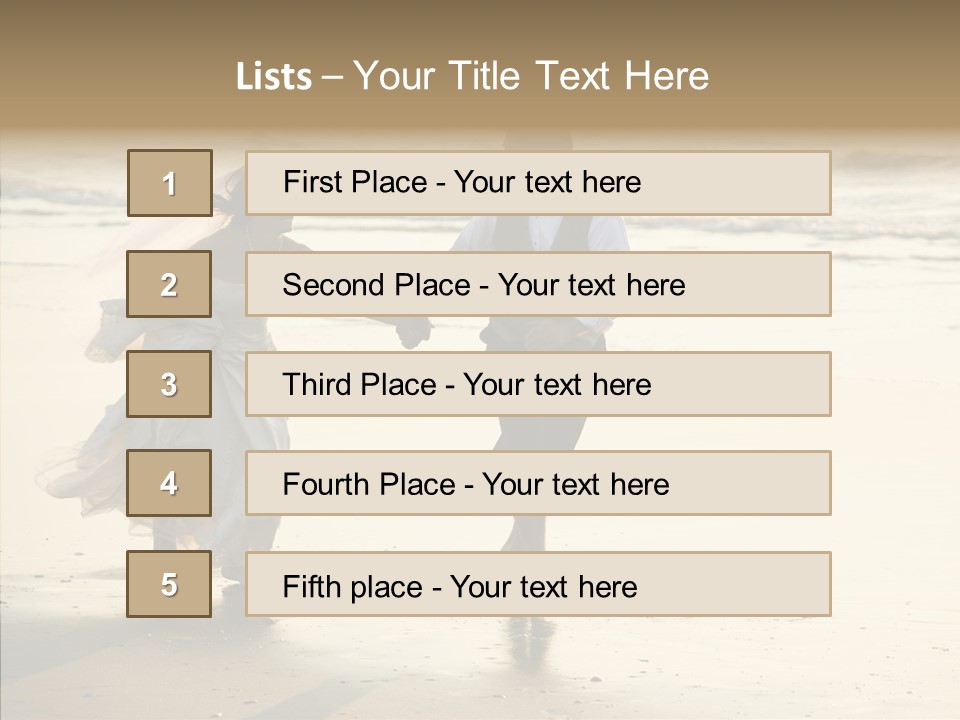 Happy Two Shore PowerPoint Template