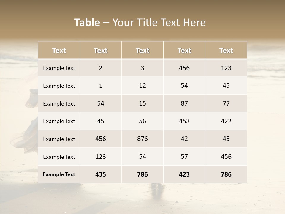 Happy Two Shore PowerPoint Template