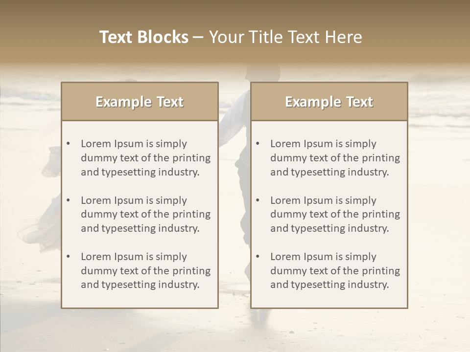 Happy Two Shore PowerPoint Template