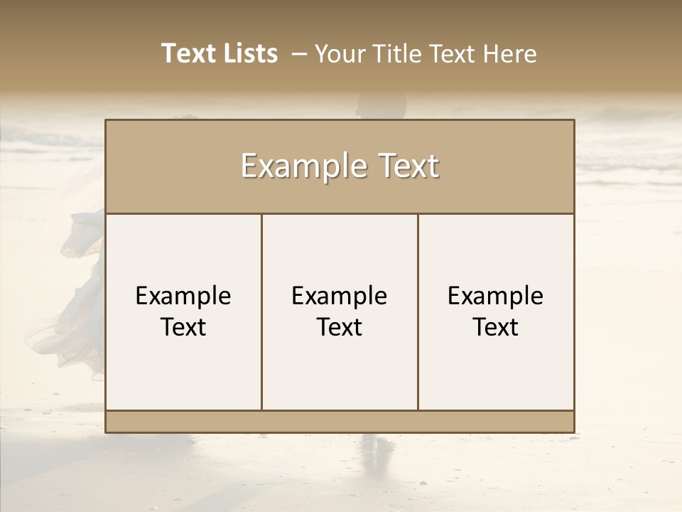 Happy Two Shore PowerPoint Template