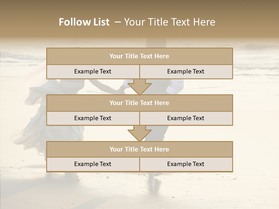 Happy Two Shore PowerPoint Template