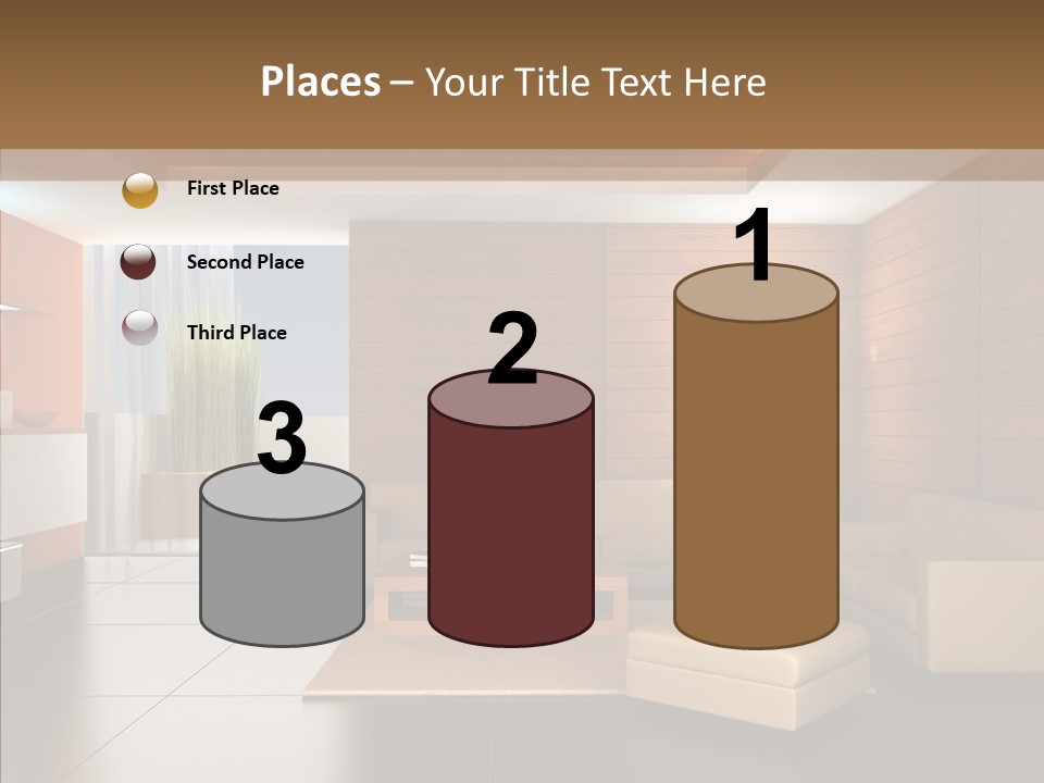 Lamp Minimalist Geometry PowerPoint Template