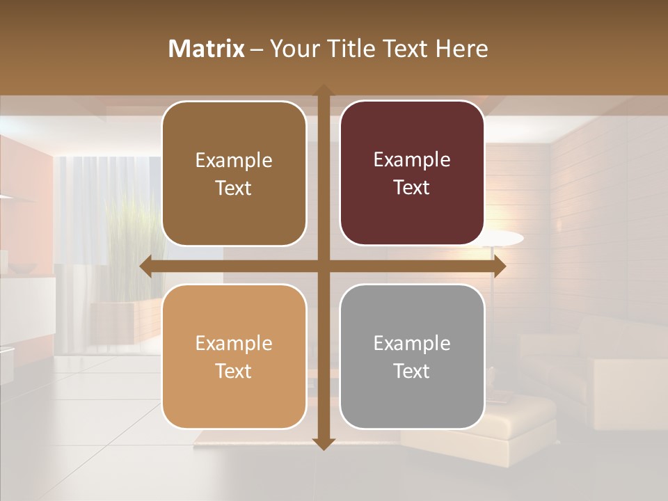 Lamp Minimalist Geometry PowerPoint Template