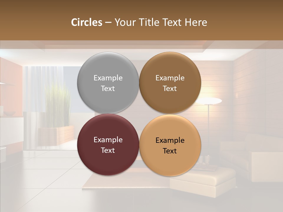 Lamp Minimalist Geometry PowerPoint Template