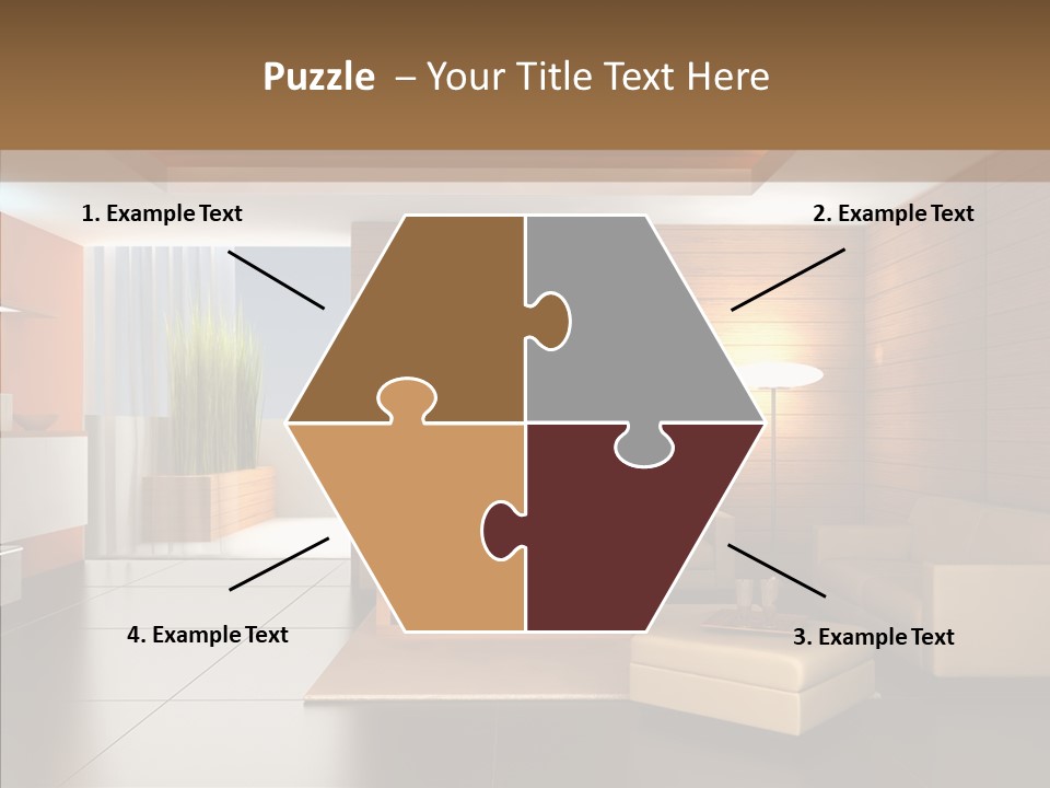 Lamp Minimalist Geometry PowerPoint Template