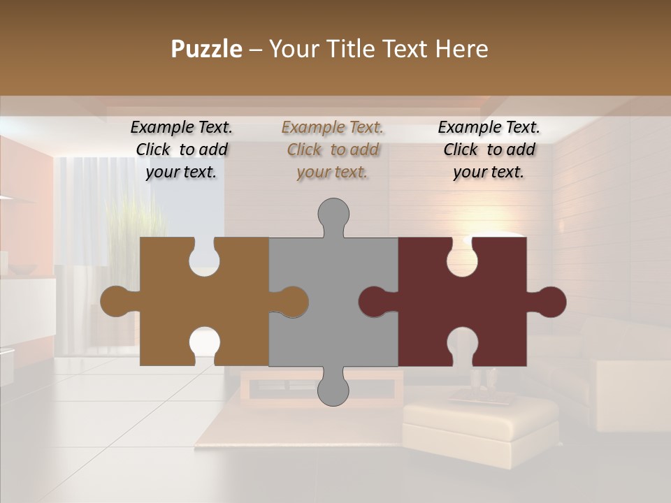 Lamp Minimalist Geometry PowerPoint Template