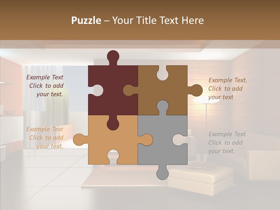 Lamp Minimalist Geometry PowerPoint Template