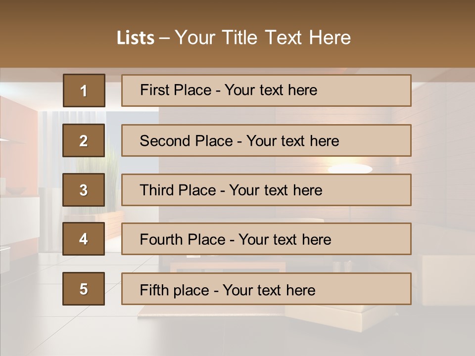 Lamp Minimalist Geometry PowerPoint Template