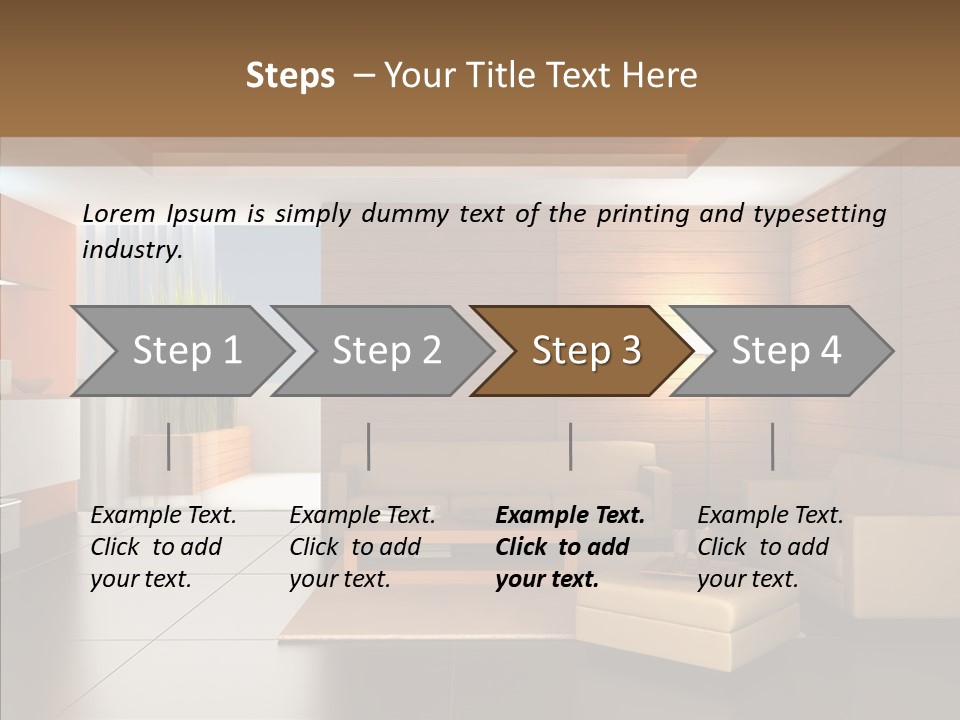 Lamp Minimalist Geometry PowerPoint Template