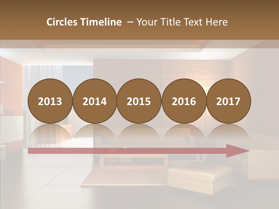 Lamp Minimalist Geometry PowerPoint Template