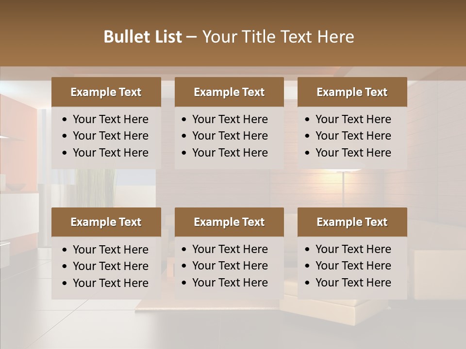 Lamp Minimalist Geometry PowerPoint Template