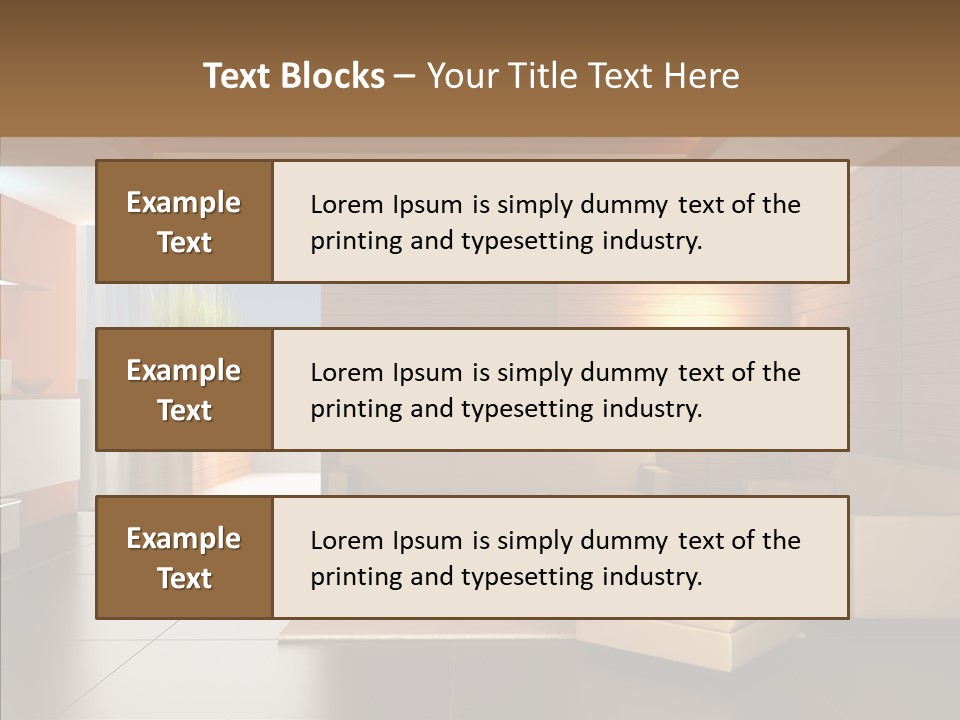 Lamp Minimalist Geometry PowerPoint Template