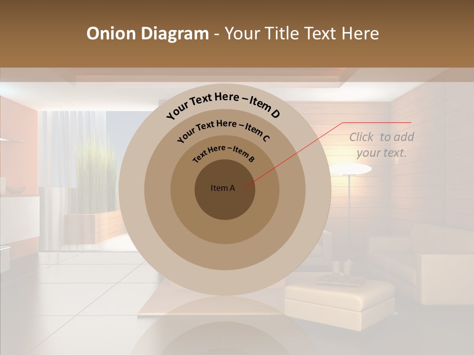 Lamp Minimalist Geometry PowerPoint Template