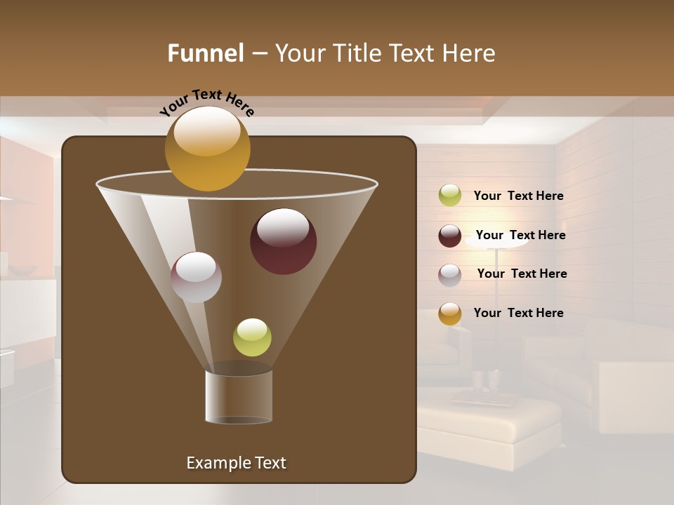 Lamp Minimalist Geometry PowerPoint Template