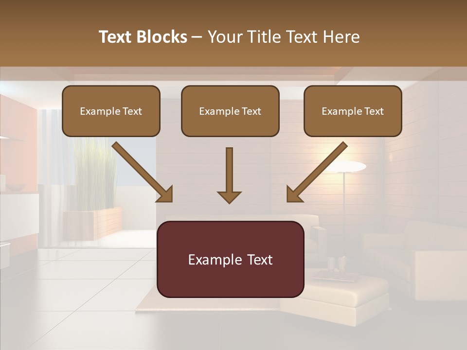 Lamp Minimalist Geometry PowerPoint Template