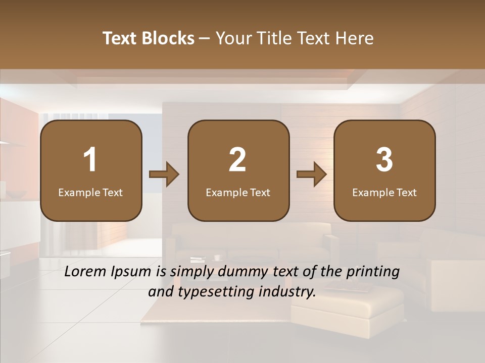 Lamp Minimalist Geometry PowerPoint Template