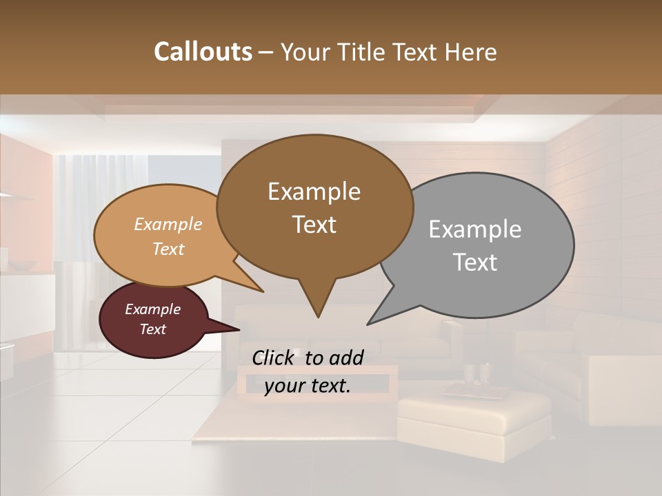 Lamp Minimalist Geometry PowerPoint Template