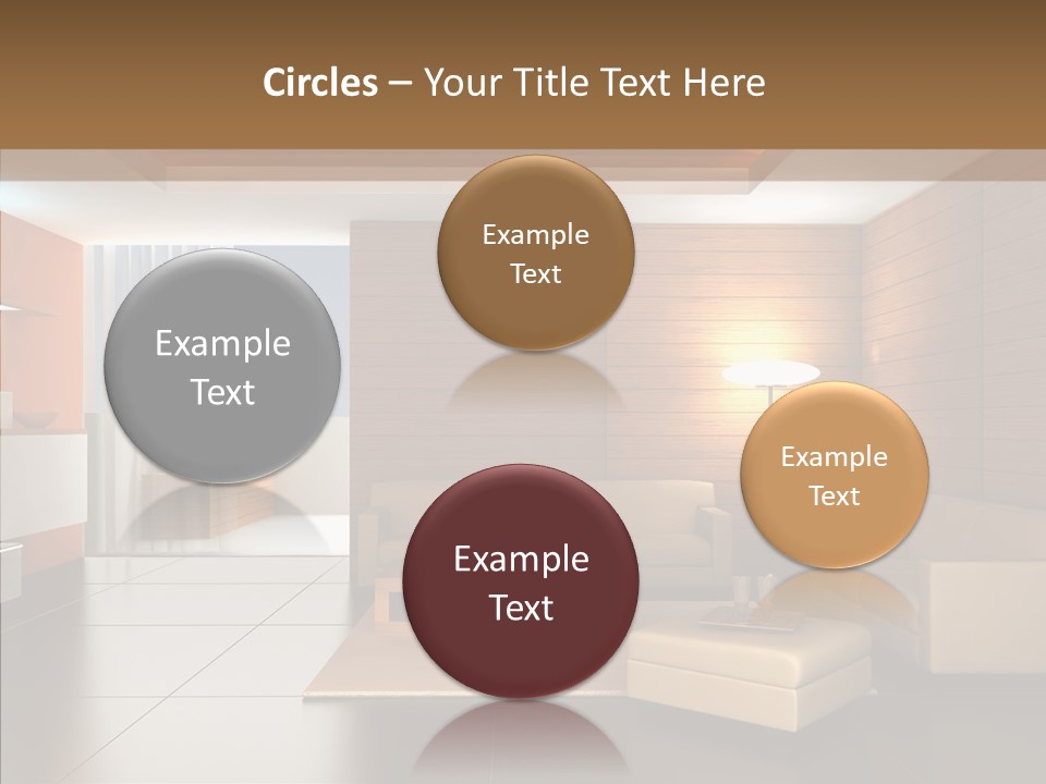 Lamp Minimalist Geometry PowerPoint Template