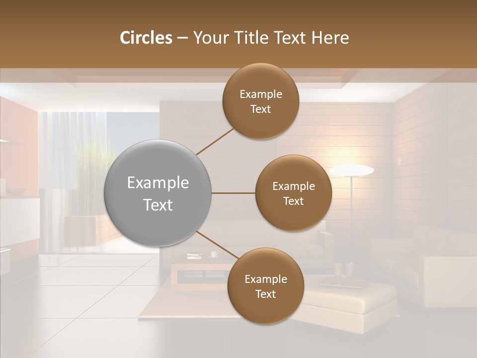 Lamp Minimalist Geometry PowerPoint Template