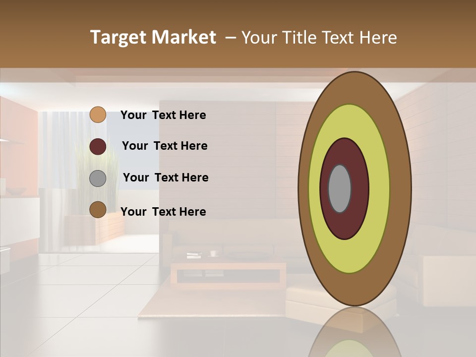 Lamp Minimalist Geometry PowerPoint Template