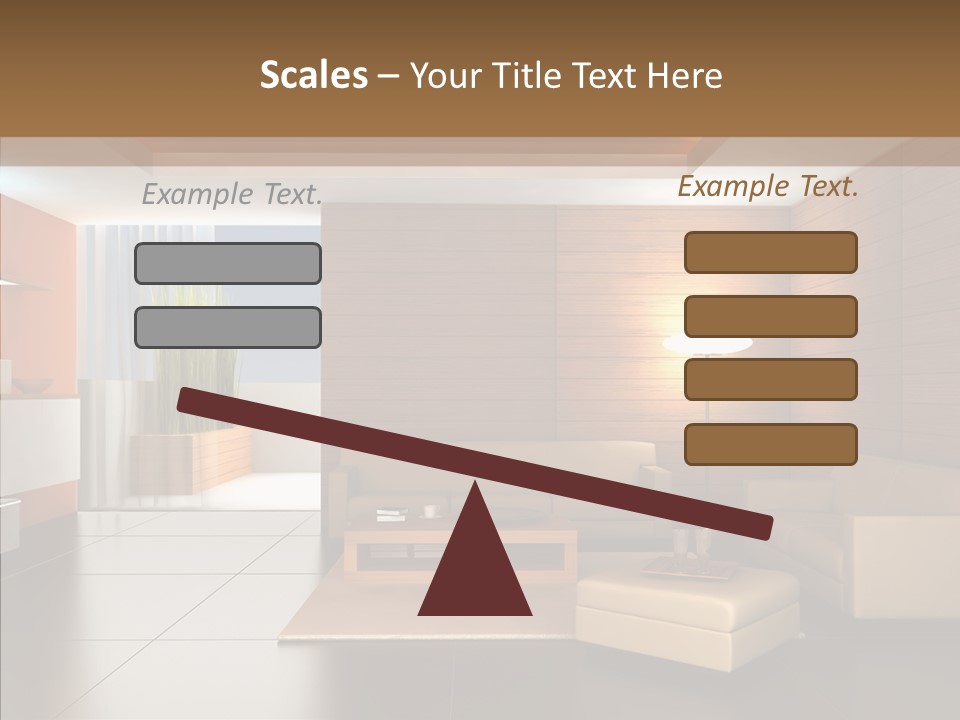 Lamp Minimalist Geometry PowerPoint Template