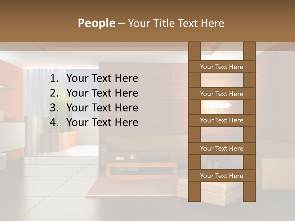 Lamp Minimalist Geometry PowerPoint Template